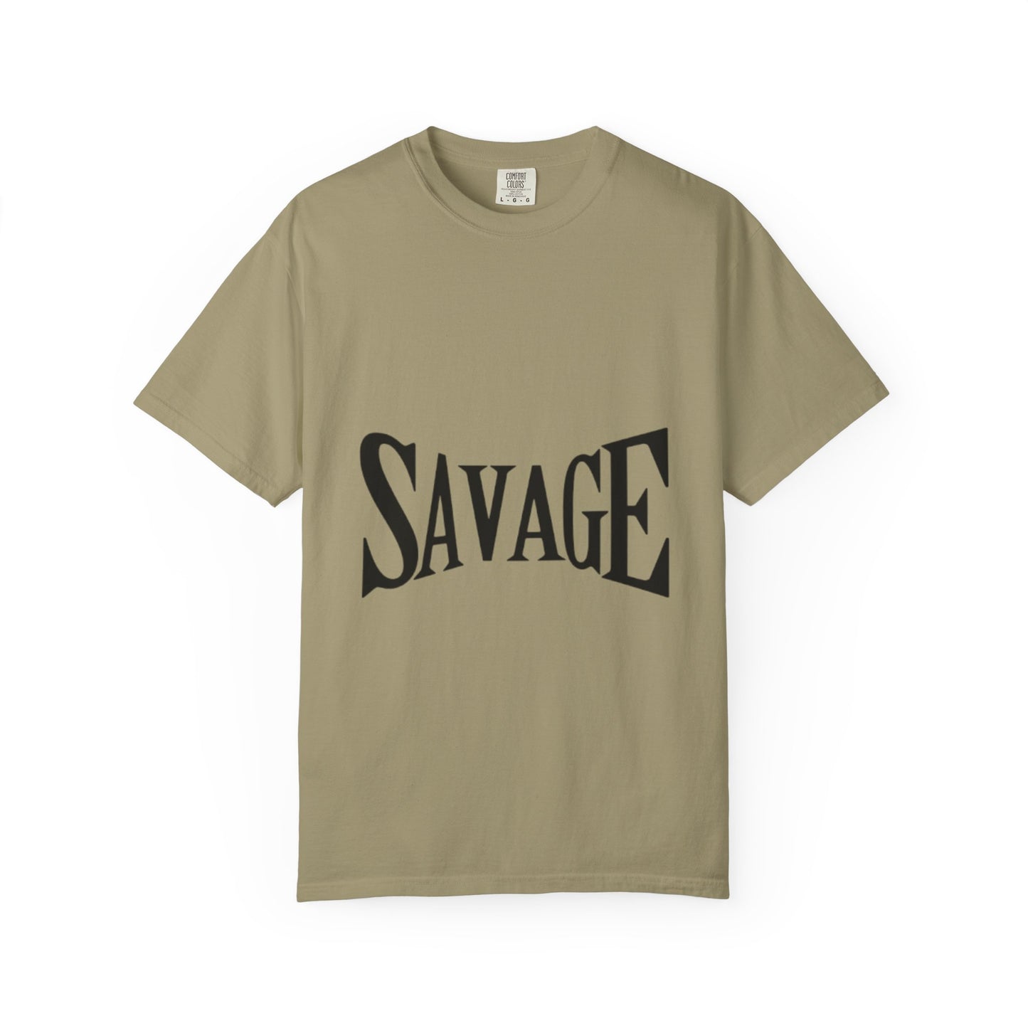 Zyrix Edge Tee – Minimalist Streetwear, Garment-Dyed Unisex Fit