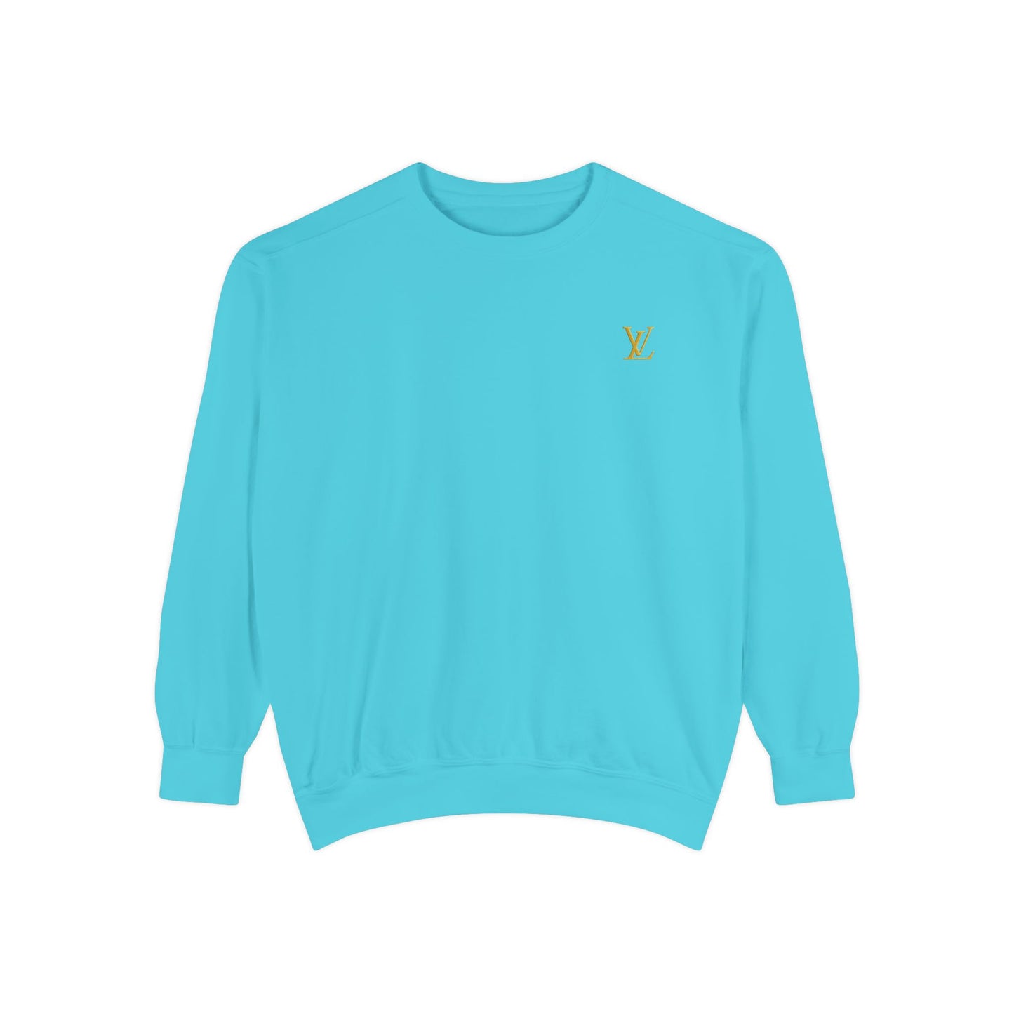 Zyrix LuxeWear – Unisex Garment-Dyed Sweatshirt
