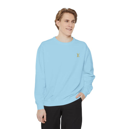 Zyrix LuxeWear – Unisex Garment-Dyed Sweatshirt