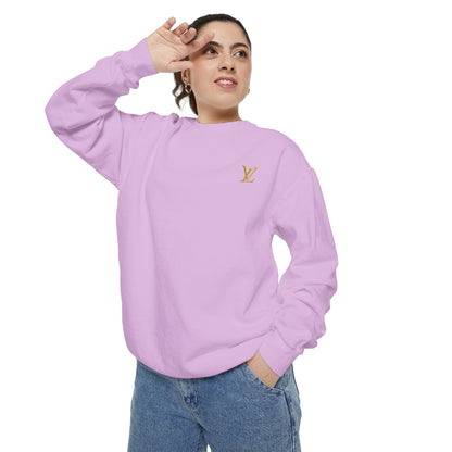 Zyrix LuxeWear – Unisex Garment-Dyed Sweatshirt