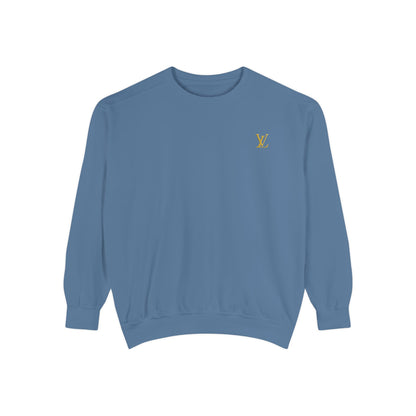 Zyrix LuxeWear – Unisex Garment-Dyed Sweatshirt
