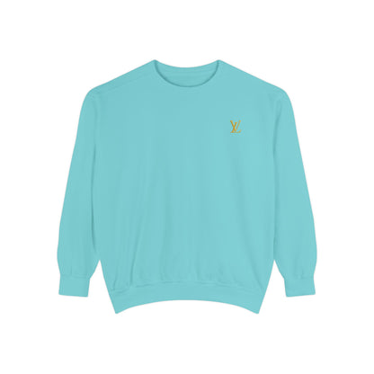 Zyrix LuxeWear – Unisex Garment-Dyed Sweatshirt