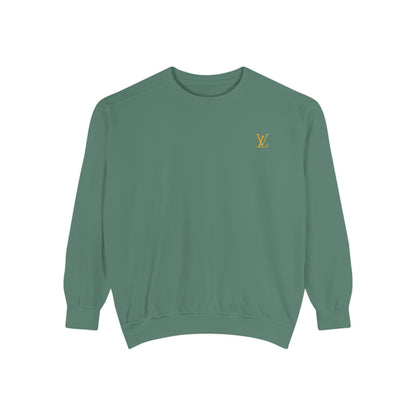 Zyrix LuxeWear – Unisex Garment-Dyed Sweatshirt