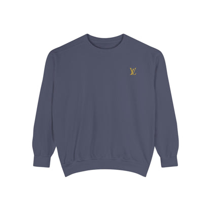 Zyrix LuxeWear – Unisex Garment-Dyed Sweatshirt