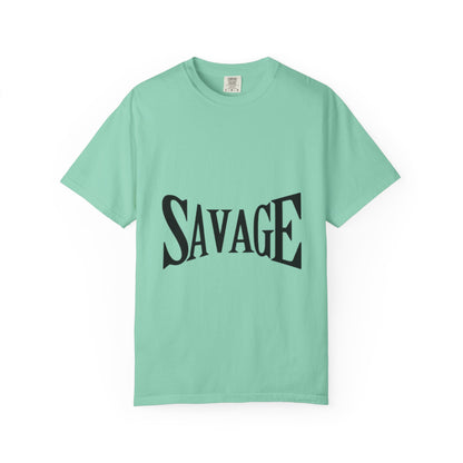 Zyrix Edge Tee – Minimalist Streetwear, Garment-Dyed Unisex Fit