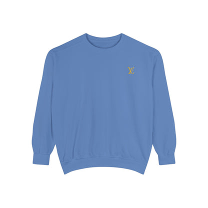Zyrix LuxeWear – Unisex Garment-Dyed Sweatshirt