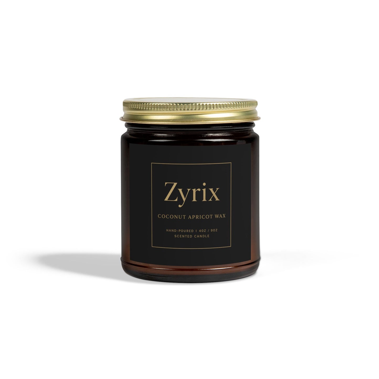 Zyrix CocoApricot Luxe Candle – Elegant Home Aroma