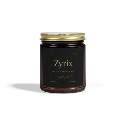 Zyrix CocoApricot Luxe Candle – Elegant Home Aroma