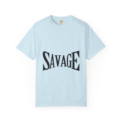 Zyrix Edge Tee – Minimalist Streetwear, Garment-Dyed Unisex Fit
