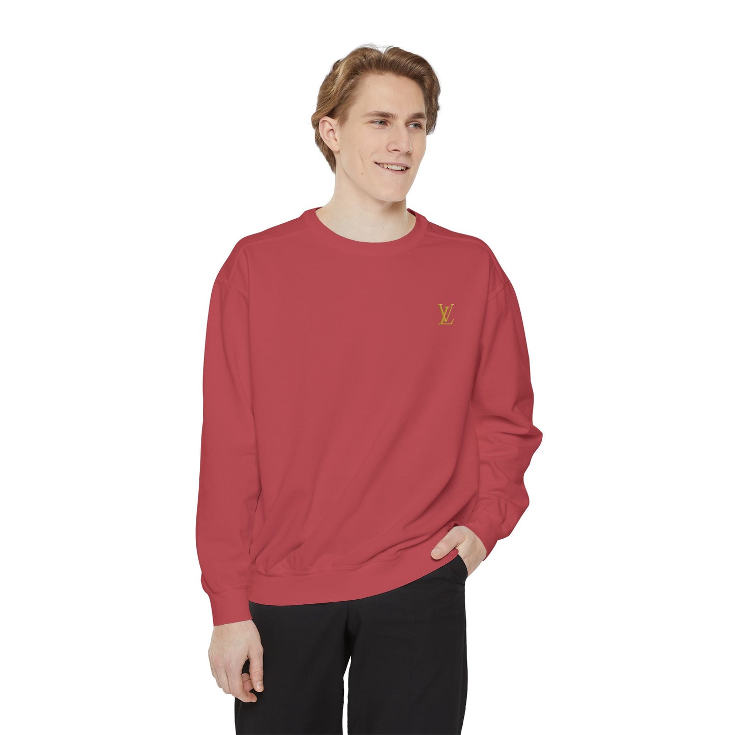 Zyrix LuxeWear – Unisex Garment-Dyed Sweatshirt