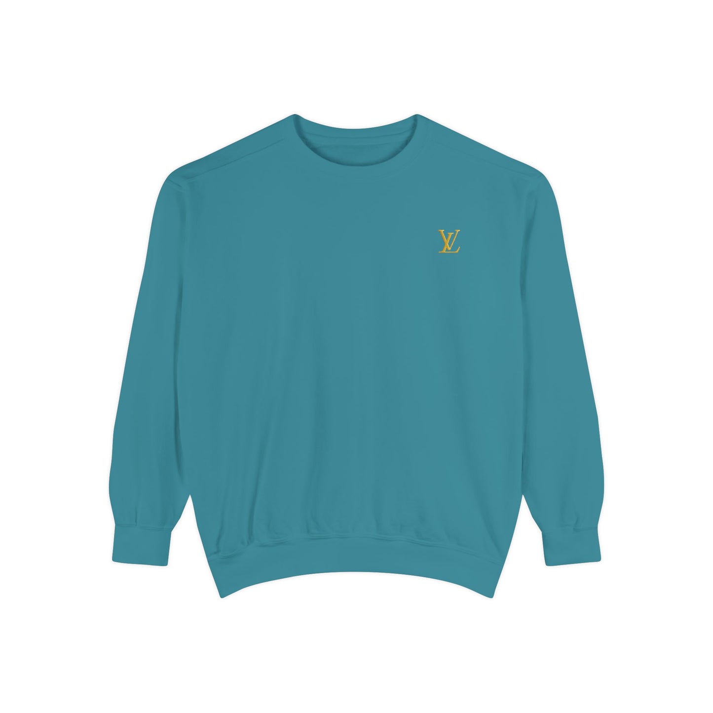 Zyrix LuxeWear – Unisex Garment-Dyed Sweatshirt