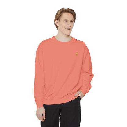 Zyrix LuxeWear – Unisex Garment-Dyed Sweatshirt