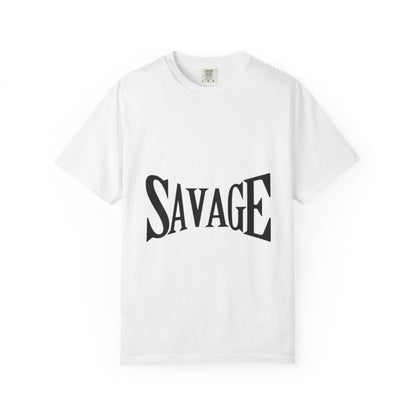 Zyrix Edge Tee – Minimalist Streetwear, Garment-Dyed Unisex Fit