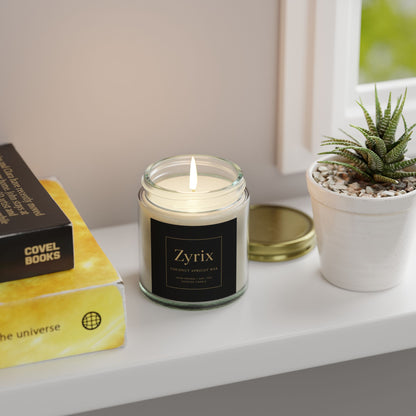 Zyrix CocoApricot Luxe Candle – Elegant Home Aroma