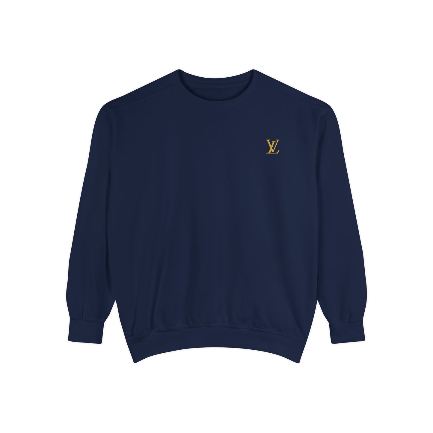 Zyrix LuxeWear – Unisex Garment-Dyed Sweatshirt