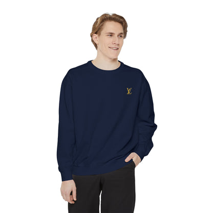 Zyrix LuxeWear – Unisex Garment-Dyed Sweatshirt