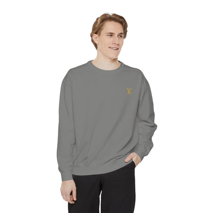 Zyrix LuxeWear – Unisex Garment-Dyed Sweatshirt