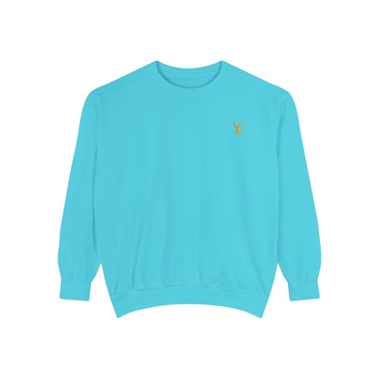 Zyrix LuxeWear – Unisex Garment-Dyed Sweatshirt