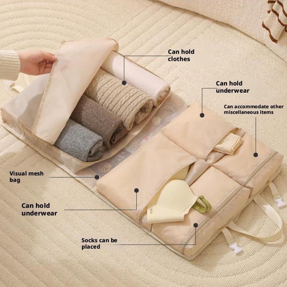 Zyrix Aura Tote – Premium Foldable Organizer