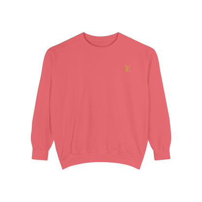 Zyrix LuxeWear – Unisex Garment-Dyed Sweatshirt