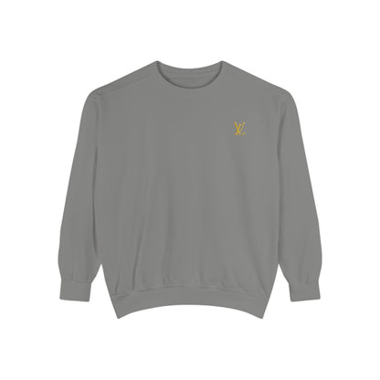 Zyrix LuxeWear – Unisex Garment-Dyed Sweatshirt