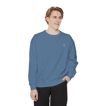 Zyrix LuxeWear – Unisex Garment-Dyed Sweatshirt