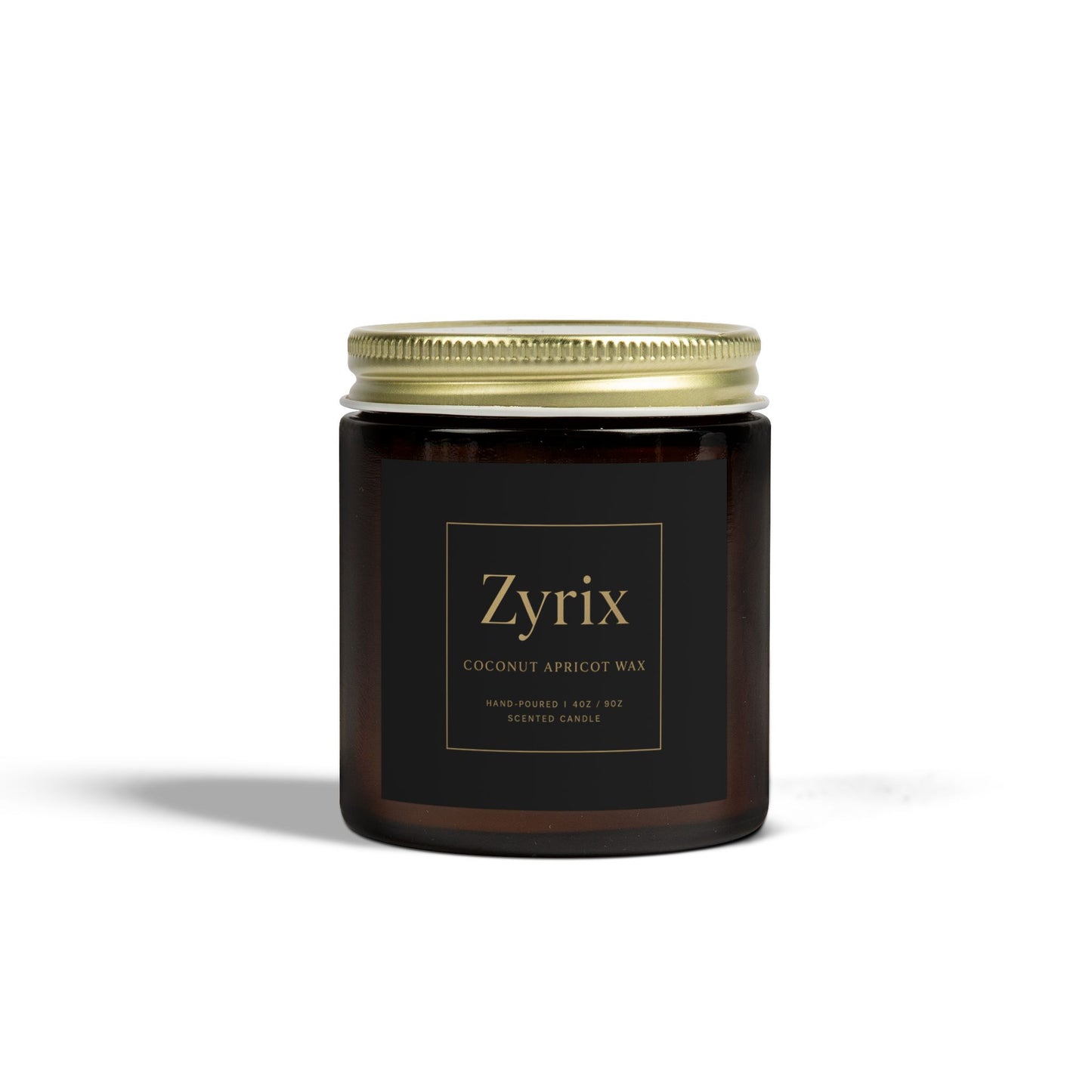 Zyrix CocoApricot Luxe Candle – Elegant Home Aroma