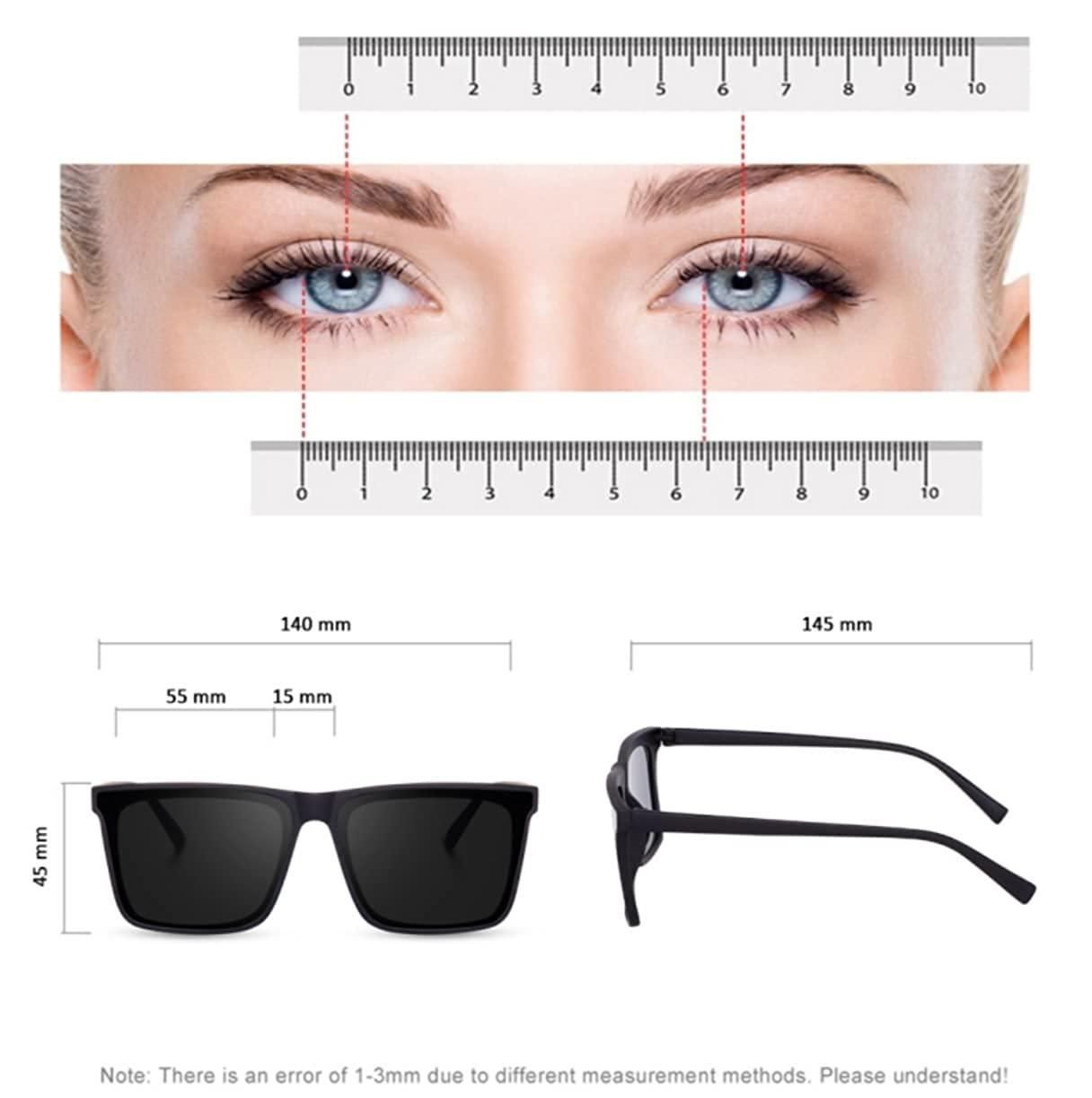 Zyrix Luxe Square Sunglasses – Unisex Polarized Frame