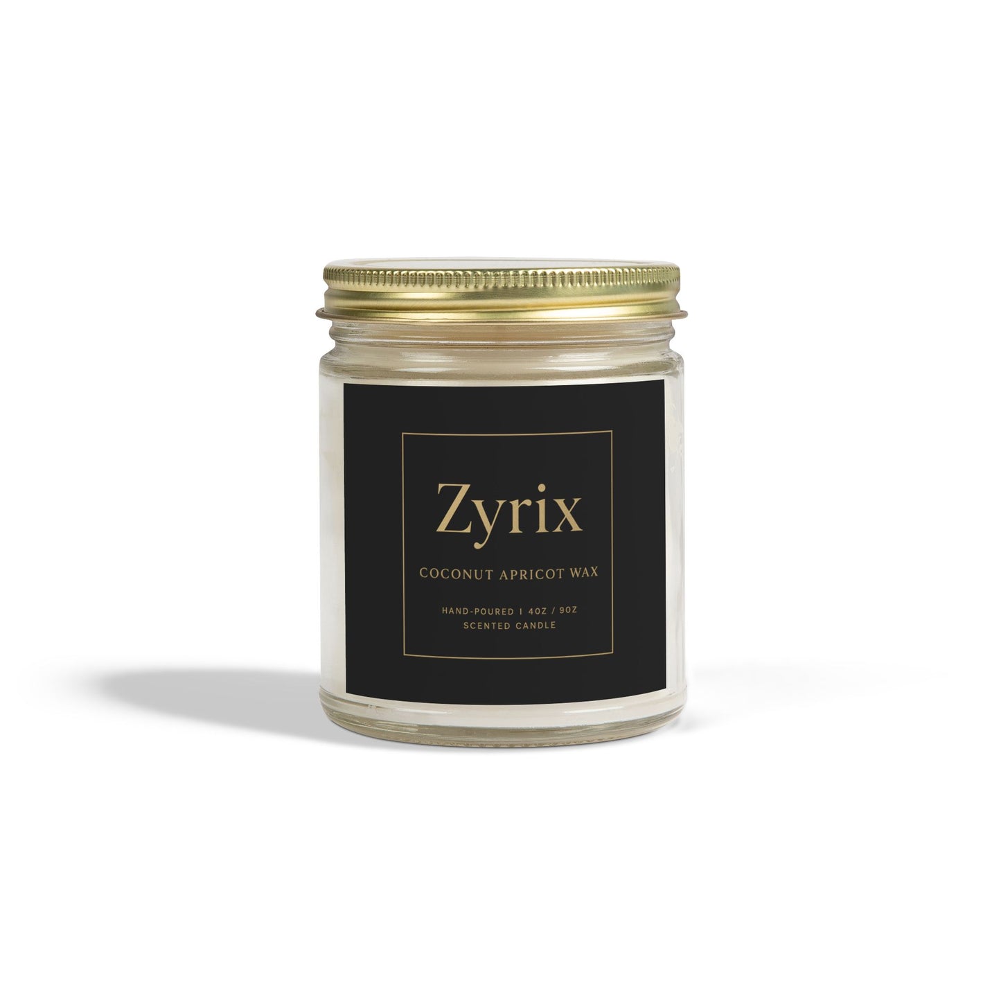 Zyrix CocoApricot Luxe Candle – Elegant Home Aroma